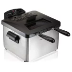 Professional-Style 3-Basket Deep Fryer