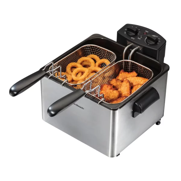 3 Qt. Stainless Steel Professional-Style Deep Fryer