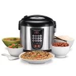 Digital 4.5 Qt. Stainless Steel Electric Multi-Cooker 14 Pre-Programmed Settings