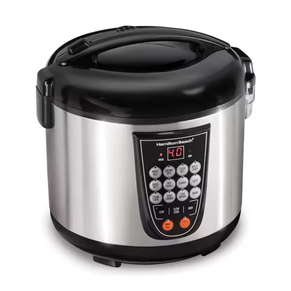 Digital 4.5 Qt. Stainless Steel Electric Multi-Cooker 14 Pre-Programmed Settings