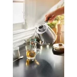 Precision 4.25-Cup Gooseneck Stainless Steel Electric Kettle with Alarm