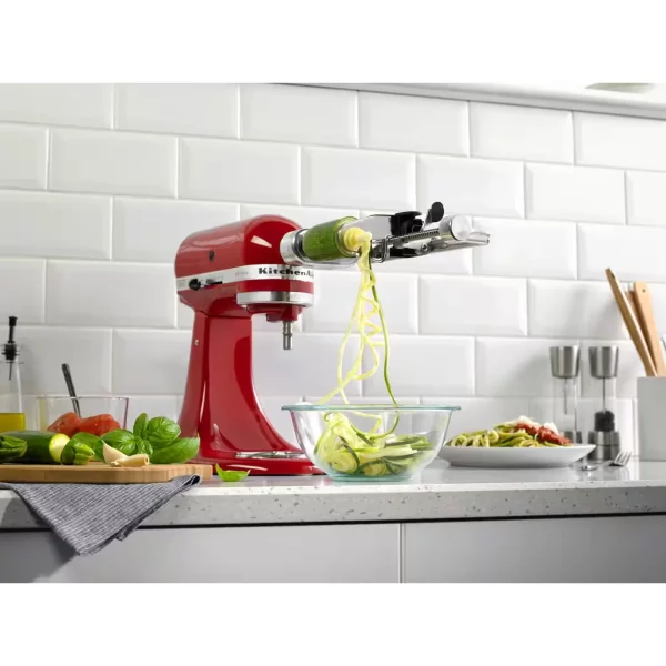 Stainless Steel Spiralizer Attachment for KitchenAid Mixer