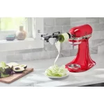 White Vegetable Sheet Cutter Attachment
