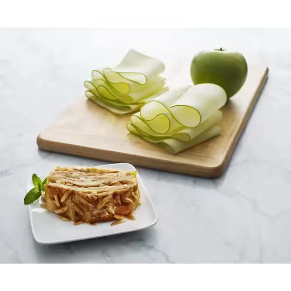 White Vegetable Sheet Cutter Attachment