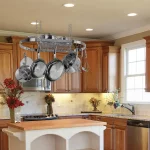 Oval Hanging Ceiling Pot Rack-Stainless Steel