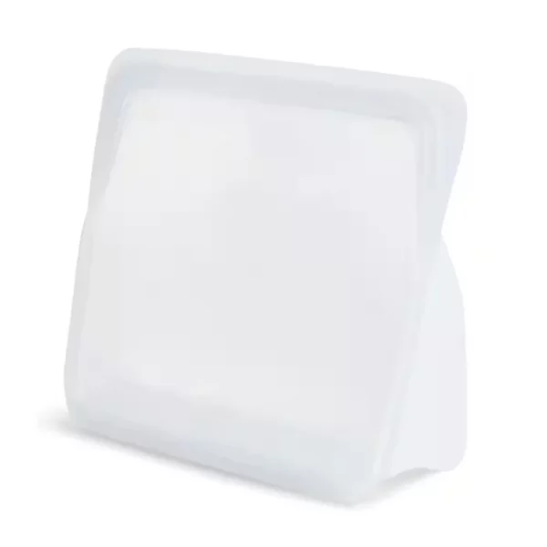 56 oz. Stand-Up Mid Silicon Food Storage Bag in Clear