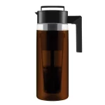 64 oz. Cold Brew Black Tritan Plastic Clear Coffee Maker