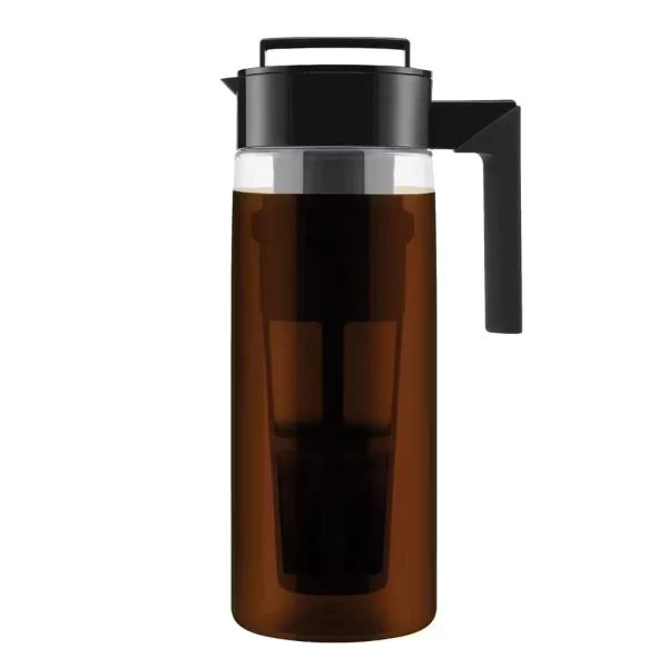 64 oz. Cold Brew Black Tritan Plastic Clear Coffee Maker