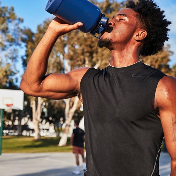 Actives 64 oz. Stainless Steel Wide Handle Sport Bottle Midnight