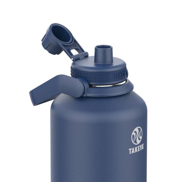 Actives 64 oz. Stainless Steel Wide Handle Sport Bottle Midnight