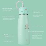 Traveler 25 oz. Stainless Steel FlipLock Bottle Aqua