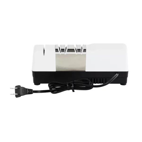 3-Stage White Hybrid Diamond Hone Electric Knife Sharpener