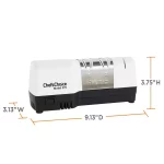 3-Stage White Hybrid Diamond Hone Electric Knife Sharpener