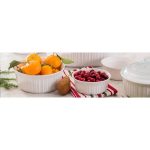 French White 6-Piece Ceramic Bakeware Set