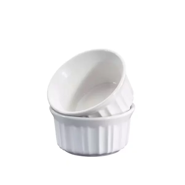 French White 10-Piece Ceramic Bakeware Set