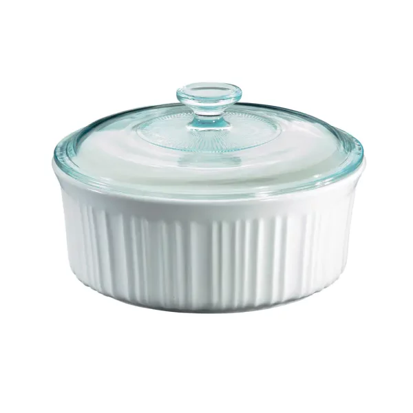 French White 10-Piece Ceramic Bakeware Set