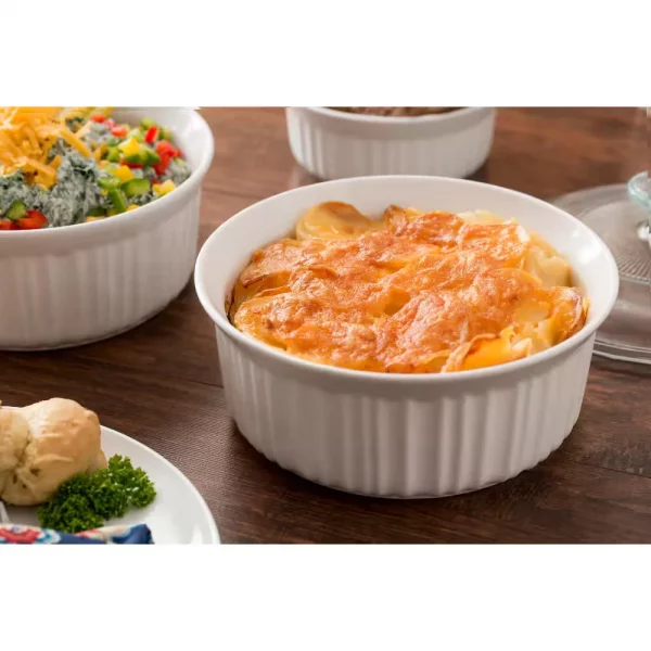 French White 10-Piece Ceramic Bakeware Set