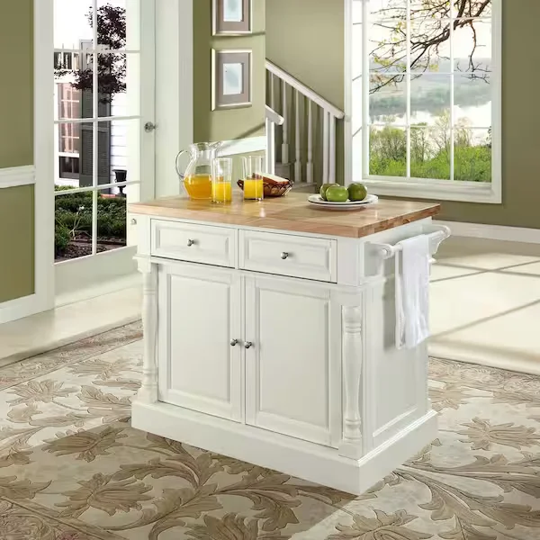 Oxford White Kitchen Island
