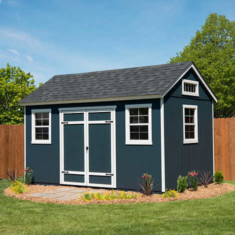 Berkdale 14' x 8' Wood Shed – Do It Yourself Assembly