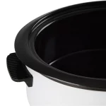 NESCO 6 Qt. Ivory Roaster with Porcelain Cook Well, 4816-14