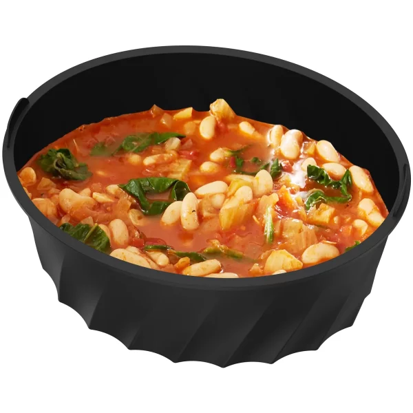 Gorware Silicone Slow Cooker Liner for 7-8QT Pot Slow Cooker Silicone Insert Leakproof Heat Resistant Dishwasher Safe Silicone Cooking Liner