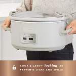 Crockpot™ 7-Quart Cook & Carry™ Slow Cooker, Mushroom