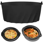 Gorware Silicone Slow Cooker Liner for 7-8QT Pot Slow Cooker Silicone Insert Leakproof Heat Resistant Dishwasher Safe Silicone Cooking Liner