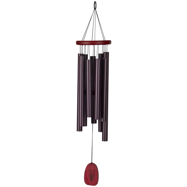 Woodstock Wind Chimes Signature Collection, Chimes of Tuscany, 27'' Purple Wind Chime CTS