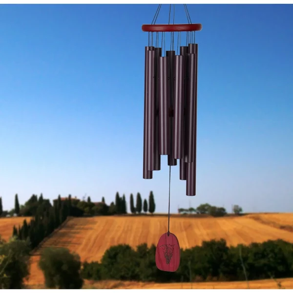 Woodstock Wind Chimes Signature Collection, Chimes of Tuscany, 27'' Purple Wind Chime CTS