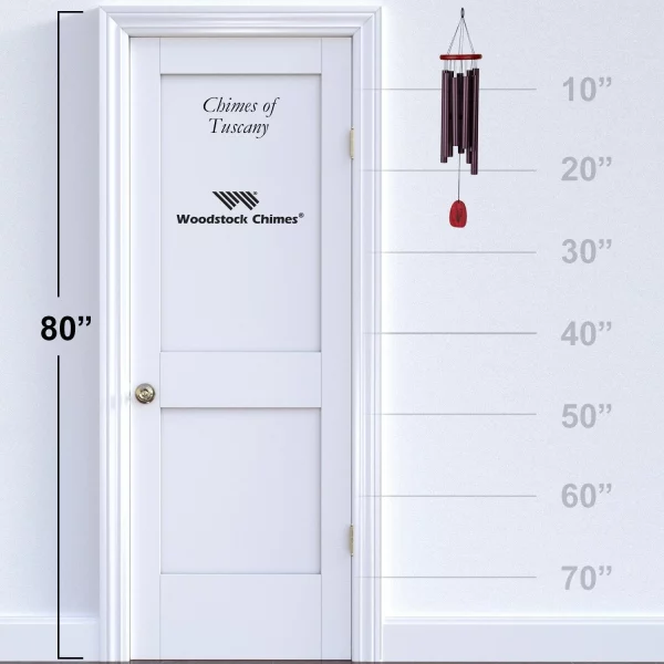 Woodstock Wind Chimes Signature Collection, Chimes of Tuscany, 27'' Purple Wind Chime CTS