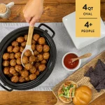 Crock-Pot 4 Quart Cook and Carry Programmable Slow Cooker, Stainless Steel