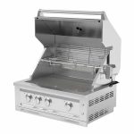 NewAge Products 5-piece Grove Stainless Steel Outdoor Kitchen with Drop-In Stainless Steel Platinum Grill