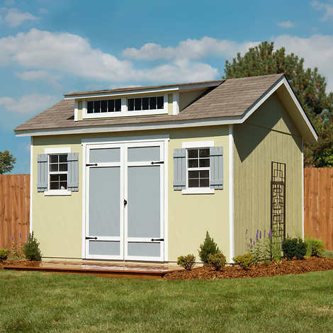 Stonecroft 12' x 10' Wood Storage Shed – Do It Yourself Assembly