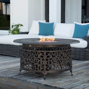 Sedona Cast Aluminum Gas Fire Table