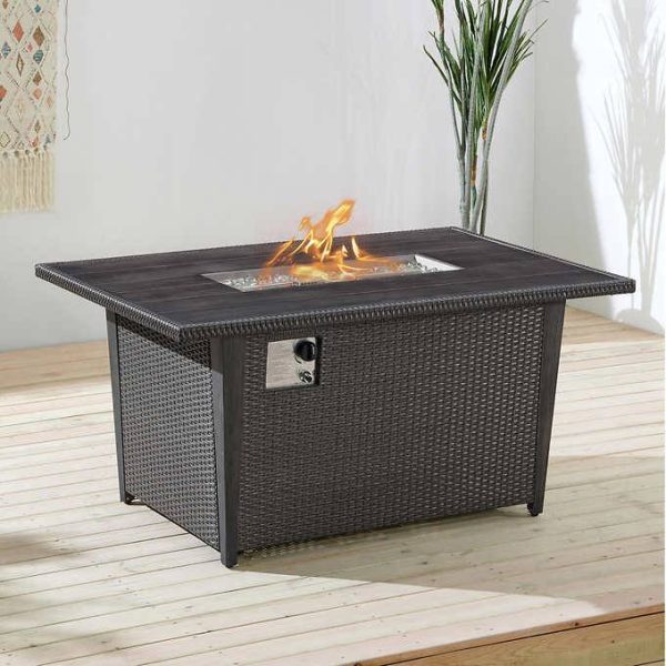 Bentley III Outdoor Fire Table by OVE
