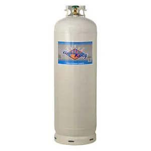 Flame King 100 lb Empty Steel Propane Cylinder with POL Valve