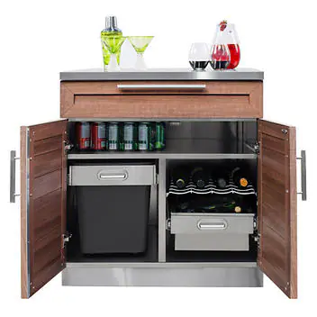 NewAge Products Grove Stainless Steel 4-piece Outdoor Kitchen