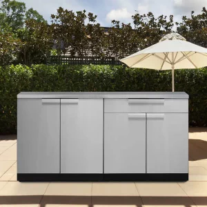 NewAge Products Classic Stainless Steel 3-piece Outdoor Kitchen