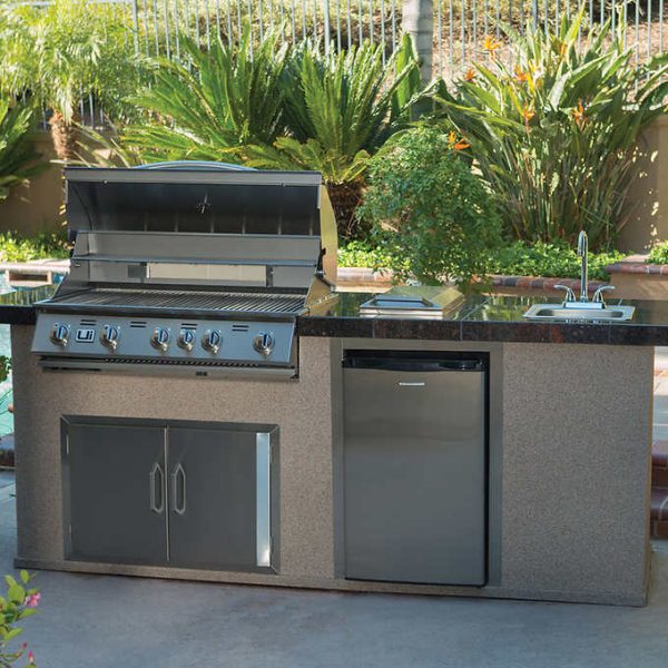Urban Islands Stainless Steel 38" 5-burner Drop-in Grill
