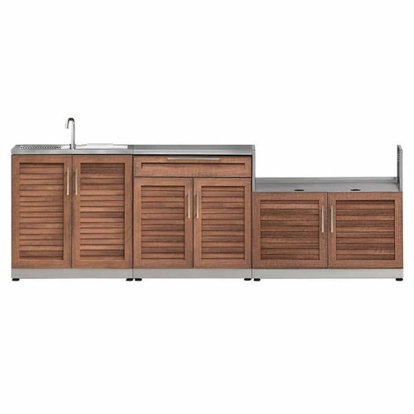 NewAge Products Grove Stainless Steel 4-piece Outdoor Kitchen