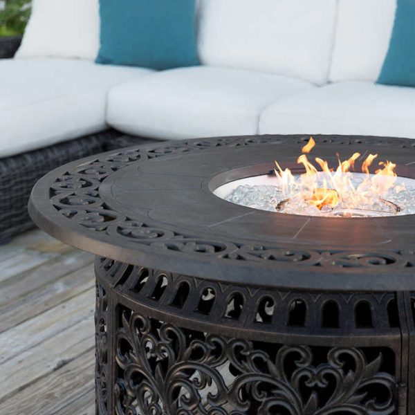 Sedona Cast Aluminum Gas Fire Table
