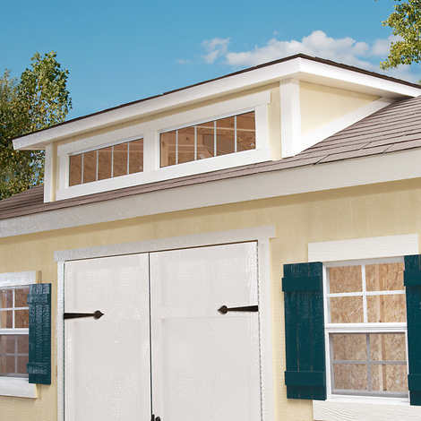 Stonecroft 12' x 10' Wood Storage Shed – Do It Yourself Assembly