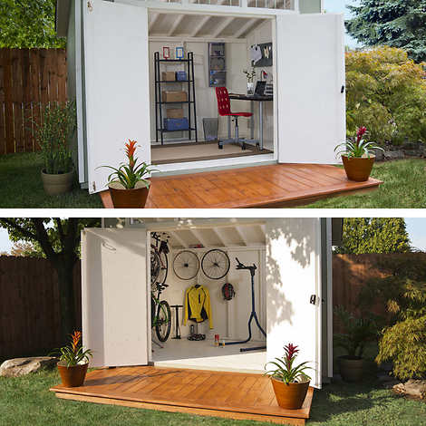 Montague 12' x 8' Wood Storage Shed - Do It Yourself Assembly