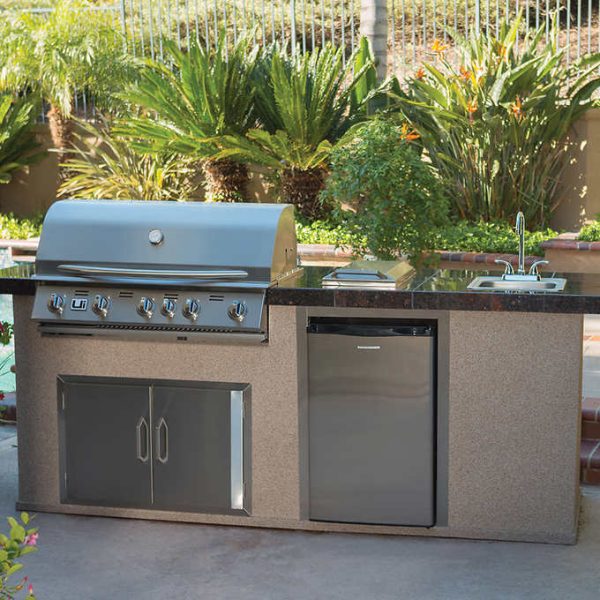 Urban Islands Stainless Steel 38" 5-burner Drop-in Grill