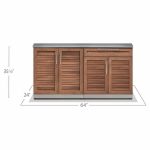 NewAge Products Grove Stainless Steel 3-piece Outdoor Kitchen