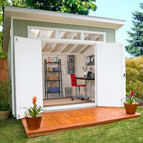 Aston 10' x 7.5' Wood Shed – Do It Yourself Assembly
