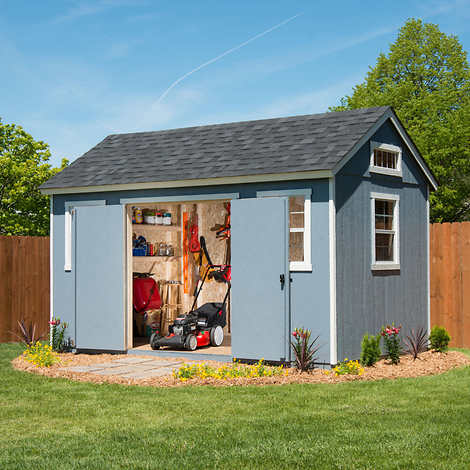 Berkdale 14' x 8' Wood Shed – Do It Yourself Assembly