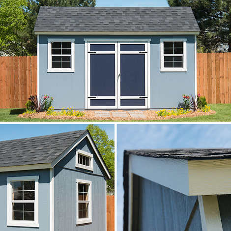 Berkdale 14' x 8' Wood Shed – Do It Yourself Assembly