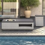 Saesin Fire Table with External Tank Storage