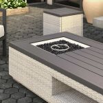 Saesin Fire Table with External Tank Storage